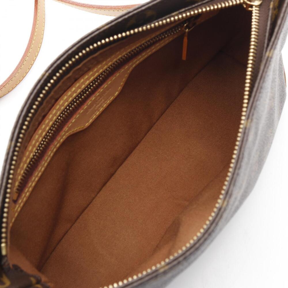 Louis Vuitton Trotteur Brown Bag Shoulder Monogram Leather Canvas